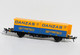 FLEISCHMANN HO N°8233 WAGON DANZAS GENTRANSCO - CONTAINER-PORTEUR + 2 CONTENEURS      (0507.22) - Goederenwagons