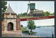 Schoonhoven , Veerpont , Molen Bonrepas , Gezicht Op Lek .  .-Not  Used  2 Scans For Condition. (Originalscan !!) - Schoonhoven