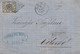 2135 - PONTIFICIO - Lettera Con Testo Del 1864 Da Roma A Viterbo Con 2 Baj Bianco Verdastro . VARIETA' - - Papal States