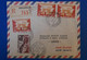 I 19 AEF BELLE LETTRE RARE RECOM. 1958 PAR AVION BRAZZAVILLE POUR AIRE S ADOUR FRANCE+ PAIRE DE T.P + AFF PLAISANT - Storia Postale