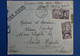 O20 AEF GABON BELLE LETTRE 1940 LIBREVILLE POUR ST MANDE FRANCE +AFFRANCH INTERESSANT - Covers & Documents