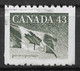 Canada 1992. Scott #1395 (U) Flag - Coil Stamps