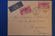 I 24 MAROC BELLE LETTRE 1940 PAR AVION POUR BERGERAC FRANCE + AFFRANCH INTERESSANT - Luchtpost