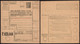 PARCEL POST PACKET FORM  - Stationery Revenue Tax - Not Used HUNGARY 1943 - Paketmarken