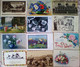 680 AK Kitsch,Humor, Kunst,Familienbilder, Christl.Bilder, Eisenbahn,Postschilder, Etc.davon 320 AK 9x14 Cm, - 500 Cartoline Min.