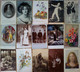 Delcampe - 680 AK Kitsch,Humor, Kunst,Familienbilder, Christl.Bilder, Eisenbahn,Postschilder, Etc.davon 320 AK 9x14 Cm, - 500 Cartoline Min.