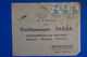 L26 INDO CHINE BELLE LETTRE DEVANT 1928 HANOI POUR BESANCON + BANDE DE 3 T.P+ AFFRANCHISSEMENT PLAISANT - Cartas & Documentos