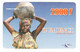 NIGER PREPAYEE PREPAID CARD ZUMUNCI SONITEL 2004 TRES RARE 2000 CFA  FILLE AFRICAINE AFRICAN GIRL RAGAZZA PEUL PEULH - Niger
