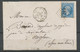 1865 Env. Avec N°22 Obl GC 4244 VILLEFRANCHE-S-MER(87) ALPES MARITIMES H3096 - 1849-1876: Periodo Clásico