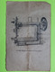 LIVRET Instructions MODE D'EMPLOI - MACHINE à COUDRE - Vers 1900 -Environ 14x122 Cm 21 Pages - Matériel Et Accessoires