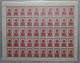 AF12 INDOCHINE  BELLE  FEUILLE COMPLETE   1945 SURCHARGE VIET NAM   DAN CHU GONG HUA - Unused Stamps