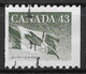 Canada 1992. Scott #1395 (U) Flag - Rollo De Sellos