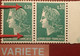 R1300/224 - 1969 - TYPE MARIANNE DE CHEFFER - (PAIRE) N°1611 Tenant Au N°1611i NEUFS** BdF - VARIETE ➤➤➤ Voir Ci-dessous - 1967-1970 Marianne Of Cheffer