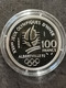 ESSAI / 100 FRANCS ARGENT ALBERTVILLE 92 PATINAGE ARTISTIQUE 1989 / JEUX OLYMPIQUE D'HIVER / JO / FRANCE - Essays & Proofs