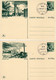 Israel 1956 Complete Set Of 6 Illustrated (1948 War) "Under Siege Sites" FD Postal Cards Bale PC 9A-F - Collections, Lots & Séries