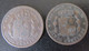 Espagne / Espana - 2 Monnaie 5 Centimos 1877, 1878 - TB+ / TTB - Collections