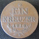 Autriche / Österreich - Monnaie 1 Ein Kreuzer 1816 A - TTB - Small Coins & Other Subdivisions