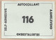 BE.- STICKER, Sportplaatje.  Nummer 116. Gevechtswsport,  - Aanklevend, Selbstklebend, Self Adhesive, Autocollant. - Sports De Combat