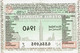 REF CTN75 - LOTERIE NATIONALE 1940 - Billets De Loterie