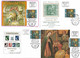 1905d: Weihnachtsmarke 1984, Sonderstempel St. Gabriel 3130 Herzogenburg- 5 Belege - Herzogenburg