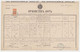 Bulgaria 1892 Land Property Contract Doc. W/30 Santim Fiscal Revenue Stamp (17984) - Brieven En Documenten