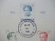 Delcampe - Luxemburg 1939 Sonderblatt / Souvenir Sheet Salon Du Timbre 1939 Mit Block 3 Mit Sonderstempel Luxembourg - Covers & Documents