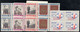 491.GREECE.ALBANIA,N.EPIRUS,1941 NATIONAL YOUTH,HELLAS 168-177,SC.N219-N228 MNH BLOCKS OF 4,SEE 75&100 DR.BACKSIDE SCANS - Nordepirus