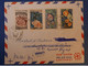 F4 NOUVELLE CALEDONIE BELLE LETTRE 1962 PAR AVION NOUMEA POUR NICE PUIS A BUENOS AIRES - Covers & Documents