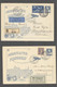 LOT 11 LETTRES COVERS ENTIERS POSTAUX + AFFR COMPLEMENTAIRES POSTE AERIENNE AYANT CIRCULER, STAMPS BRIEFMARKEN - Usati