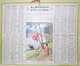 CALENDRIER ALMANACH DES POSTES ET TÉLÉGRAPHES 1936 SUR LES BORDS DU LAC DE LONGEMER MAINE ET LOIRE - Grand Format : 1921-40