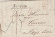 LETTRE DESINFECTEE CHOLERA. TURQUIE. 10 AOUT 1827. CONSTANTINOPLE. HAYES LA FONTAINE POUR NICOLAS HEURARD VERVIERS. - ...-1858 Prephilately