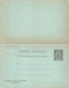 Saint Pierre Et Miquelon Double Carte Entier Postal Neuf + Réponse 1892 Type Groupe Allégorique N°6 CP Et 7 CPRP - Cartas & Documentos