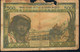 W.A.S. NIGER P602Hh 500 FRANCS Type 1959 Issued 1970 RARE Signature 7 GOOD - Niger