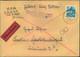 1954, 80 Pfg. FJP 1 Als Einzelfranktur Auf Eilbrief Ab DRESDEN 13.12.54 Nach Werst-Berlin - Storia Postale
