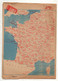 Protège-Cahiers Chicorée Williot Avec Carte De France En Dernière Page - Format : 24.5x18 Cm - Protège-cahiers