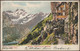 Wirtshaus Zum Aescher, Säntis, 1905 - Freis Karte AK - Saentis