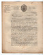 VP18.506 - Révolution - PARIS An 7 De La République Française - Circulaire Concernant Les Remises Des Receveurs - Decreti & Leggi