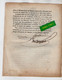 VP18.508 - Révolution - PARIS An 7 De La République Française - Circulaire Concernant Les Percepteurs Des Contributions - Decreti & Leggi