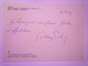 GP 2021 - 244  AUTOGRAPHE D'Alain POHER Président Du Sénat Sur Carte Postale  1979  XXX - Other & Unclassified