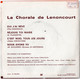 DISQUE VINYLE 45 T. LENONCOURT (56) LA CHORALE De LENONCOURT. - Kerstmuziek