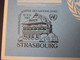 A RARE STRASBOURG 1983 EXHIBITION SOUVENIR CARD WITH FIRST DAY OF EVENT CANCELLATION. ( 02287 ) - Covers & Documents