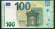 100 EURO ITALIA SE S007  "22" - DRAGHI  UNC - 100 Euro