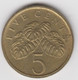 @Y@    Singapore  5  Cent 1985        (4601) - Singapour