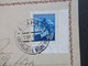 CSSR 1945 Freimarken Lindenzweig Nr.427 Als Eckrandstück Unten Rechts Mit Stempel Praha 1 Vom 1.7.1945 + 2. Postkarte - Briefe U. Dokumente