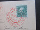 CSSR 1934 Nr.329 30. Todestag Antonin Dvorak Roter Sonderstempel Praha 10 Hrad Auf PK  / Künstlerkarte Winterlandschaft - Lettres & Documents