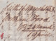 Delcampe - 1853 - 3-page Folded Private Letter In English From LEITH, Scotland To LEGHORN Livorno Livourne, Italy Italia Via France - Postmark Collection