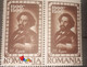 Stamps Errors Romania  1947 Mi 1050, Art Painting Repin With Printed  Double Line Vertical  Color Paar X2 Mnh Unused - Variétés Et Curiosités