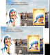 MOTHER TERESA- MS ON FDCs2 X FDCs- ERROR- COLOR PARTIALLY OMITTED-INDIA-2016-FC2-161 - Madre Teresa