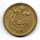 Monaco  -  1 Franc 1943 -  état  SUP - 1922-1949 Louis II.