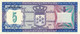 Netherlands Antilles 5 Gulden 1984 UNC P-15b "free Sipping Via Registered Air Mail" - Autres & Non Classés